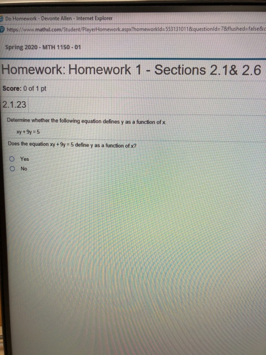 Explorer homework 08 picture