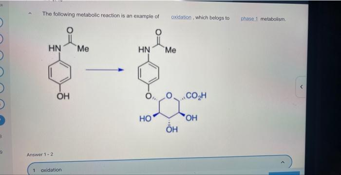 Solved Answer 1 - 2 1 oxidation oxidation reduction