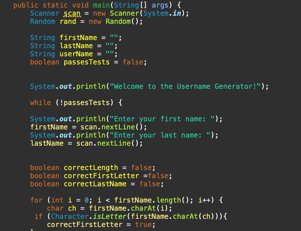 Solved I started my code but i keep getting an error.here is | Chegg.com