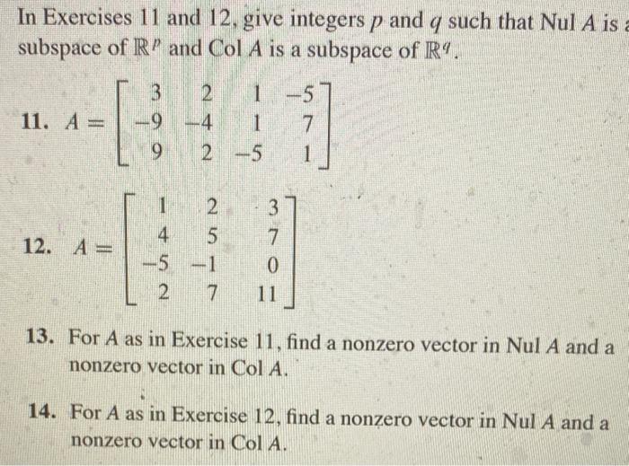 Solved In Exercises 11 and 12, give integers p and q such | Chegg.com