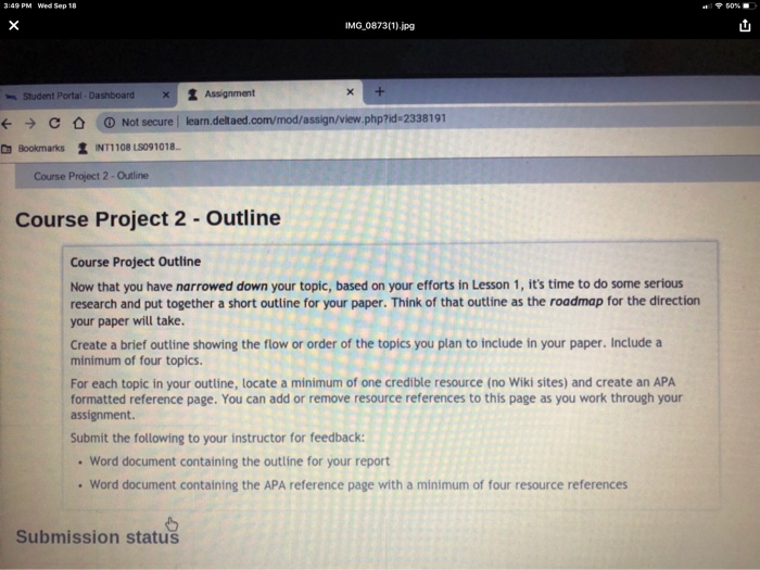 PHP Project Outline View