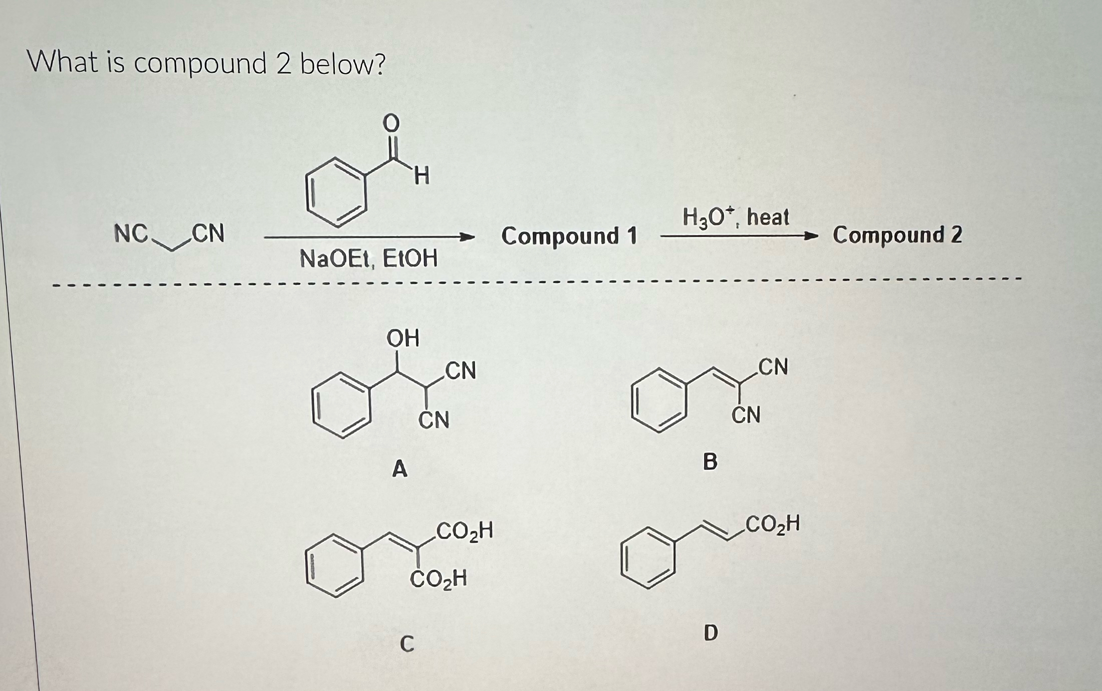 Solved What is compound 2 ﻿below?Compound | Chegg.com