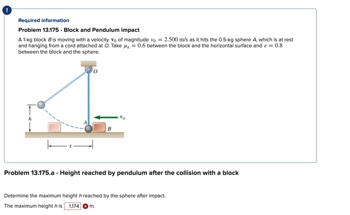 !Required informationProblem 13.175 - ﻿Block and | Chegg.com