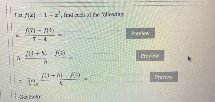 Solved Let F X 1 Ae Find Each Of The Following F 7 Chegg Com