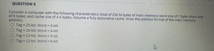 Solved QUESTIONS consider a computer with the following | Chegg.com