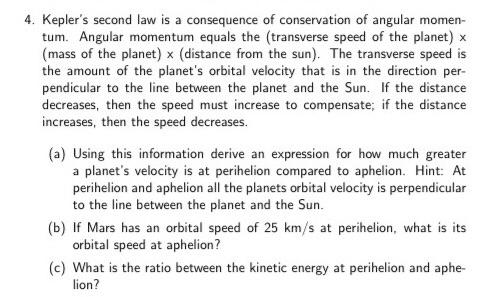 kepler's second law is a consequence of conservation of angular momentum