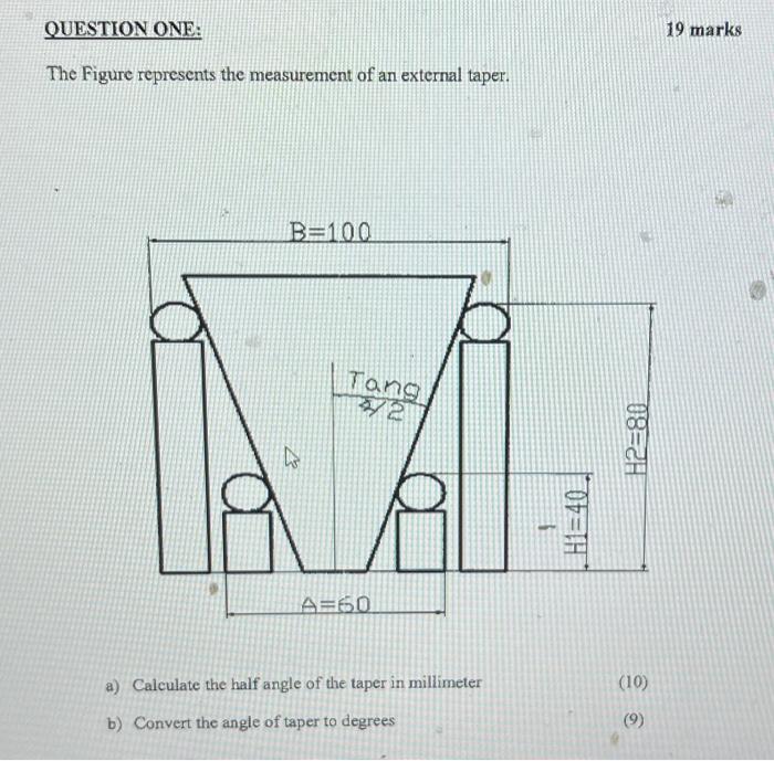 Solved The Figure represents the measurement of an external