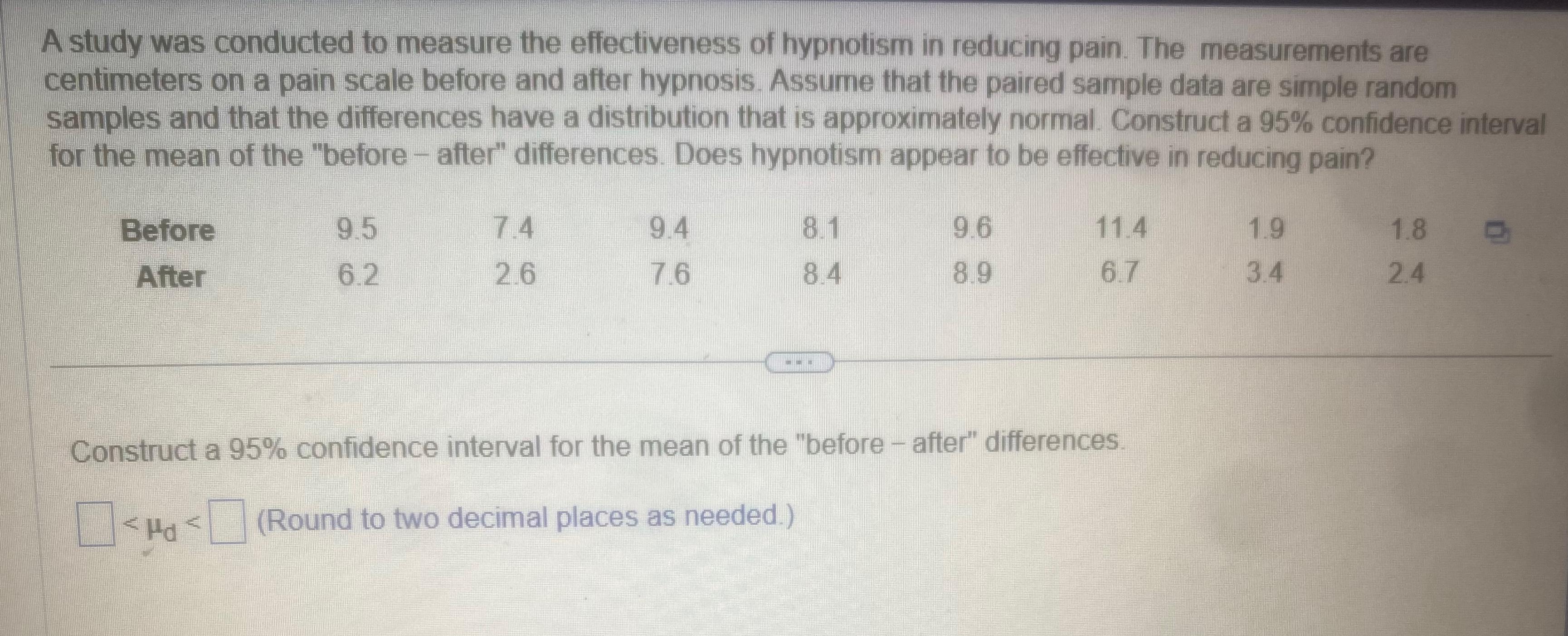 Solved A study was conducted to measure the effectiveness of | Chegg.com