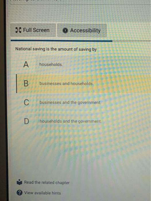 Solved Full Screen Accessibility GDP is a measure of A the | Chegg.com