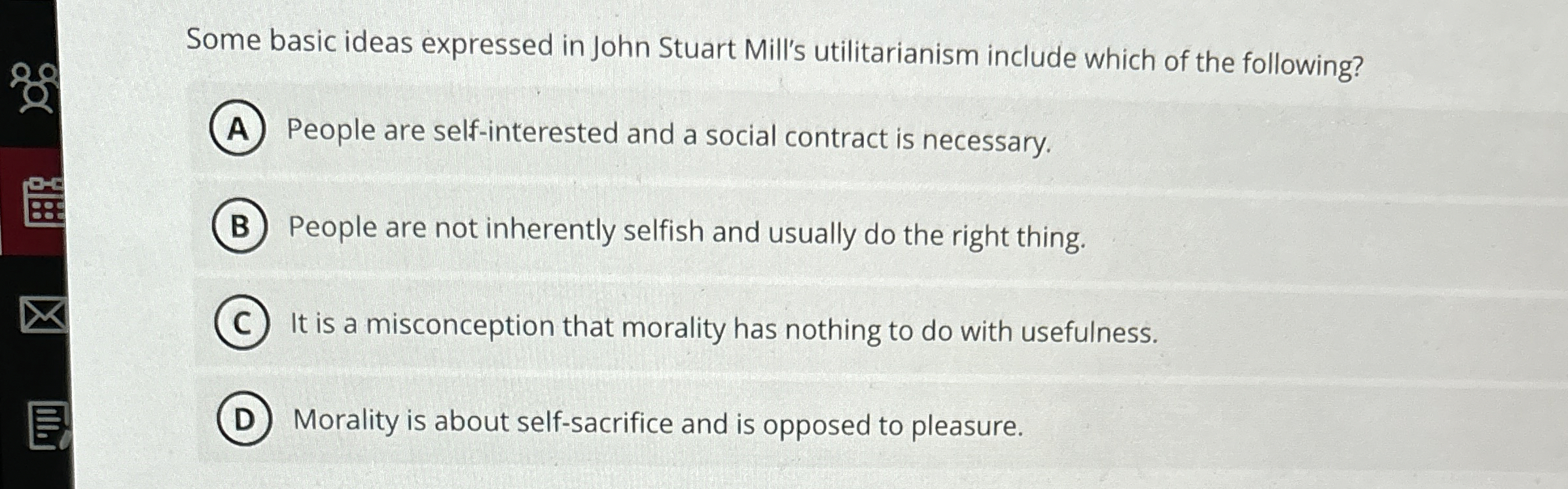 Solved Some basic ideas expressed in John Stuart Mill's