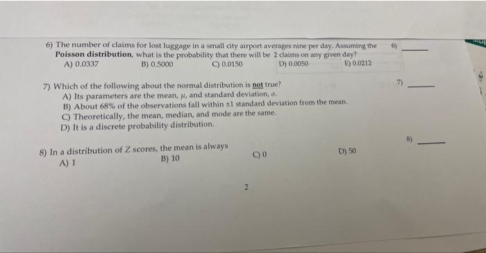 solved-6-the-number-of-claims-for-lost-luggage-in-a-small-chegg