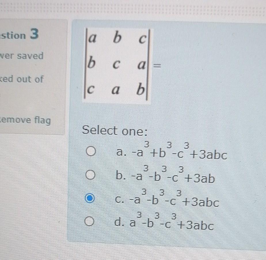 Solved stion 3 la b b ver saved b C a = sed out of с a b Б | Chegg.com