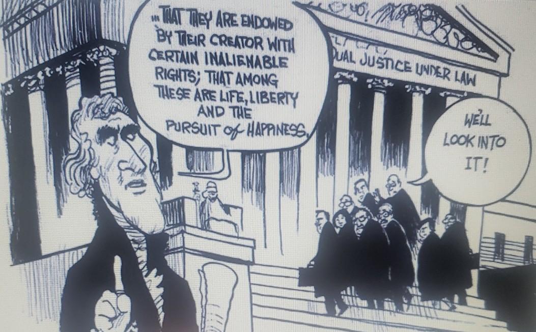 Solved what is this cartoons theme or topic? who do the