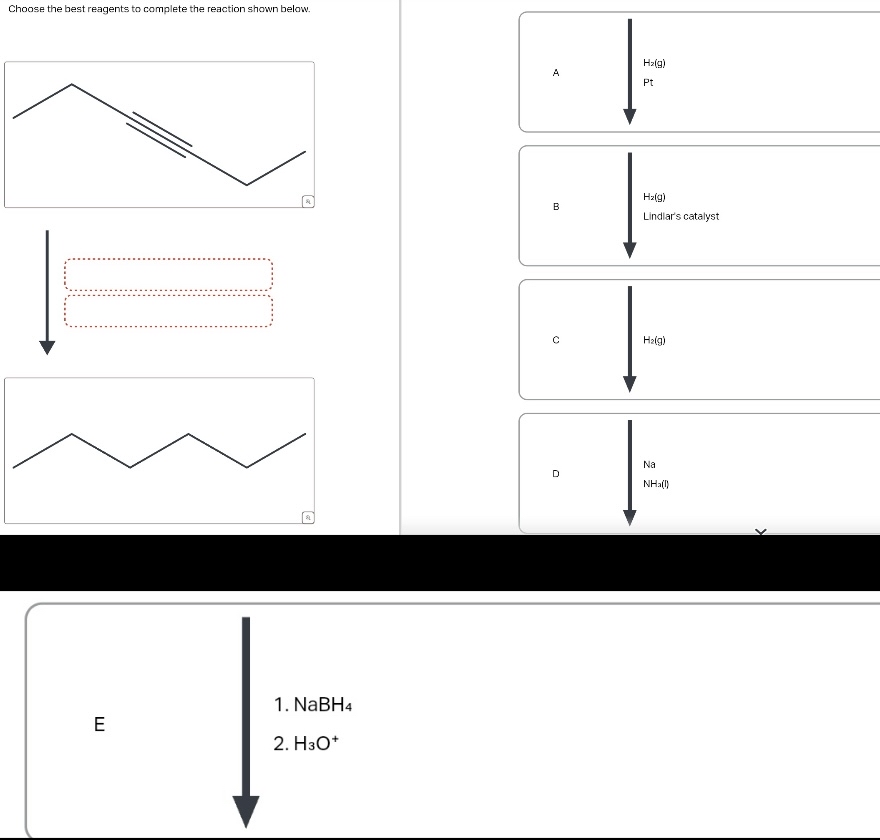 [solved] Choose The Best Reagents To Complete The Reaction