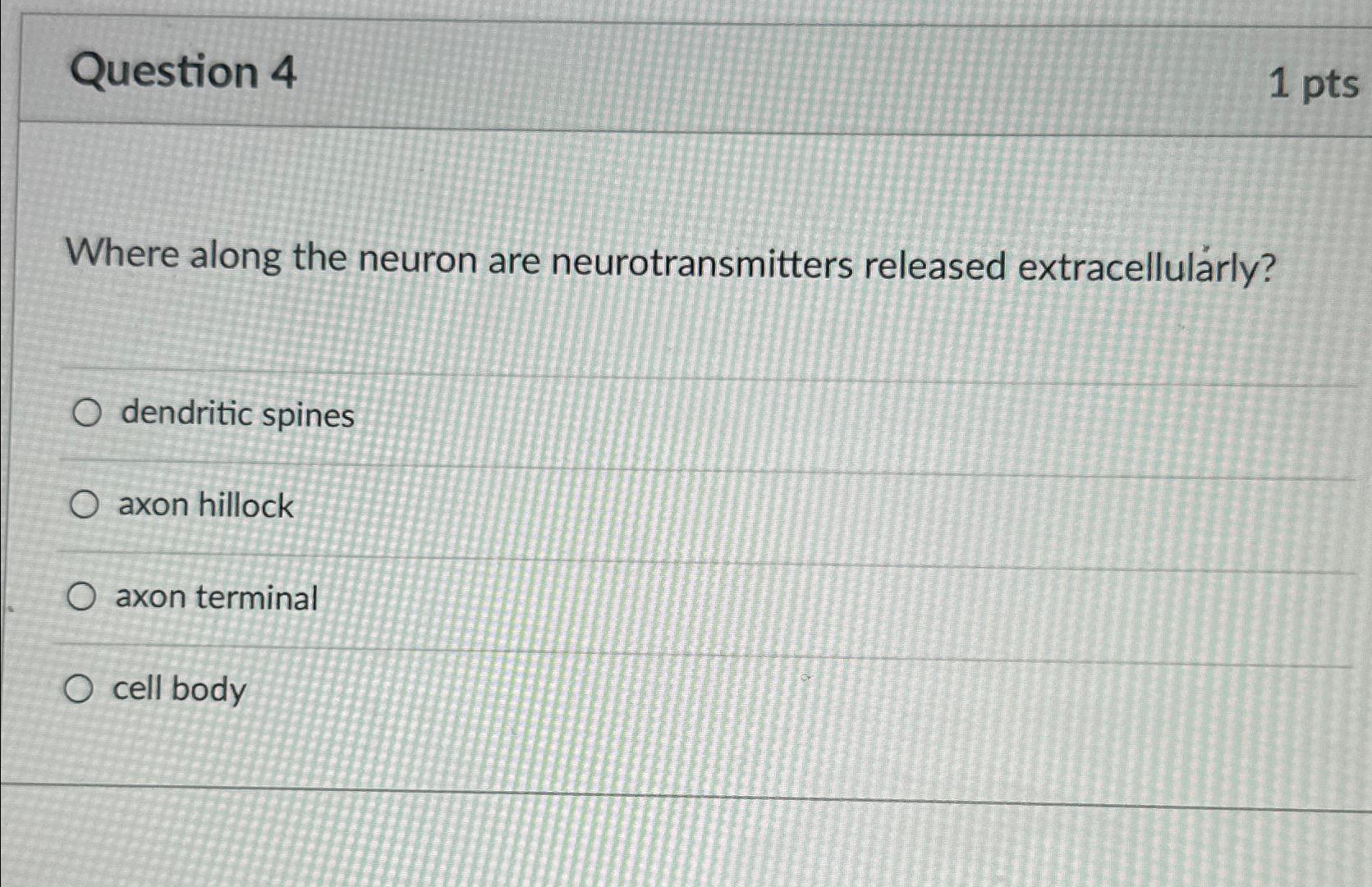 Solved Q1 Excitatory Neurotransmitters Open Na Channels Chegg Com