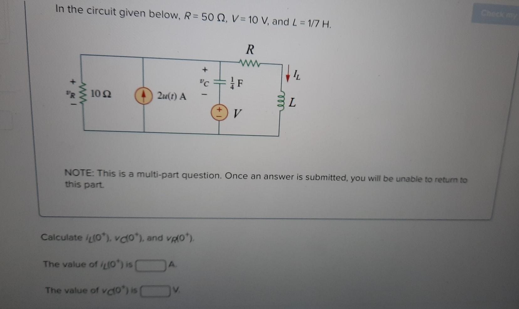 Solved Required information In the circuit given below, R= | Chegg.com