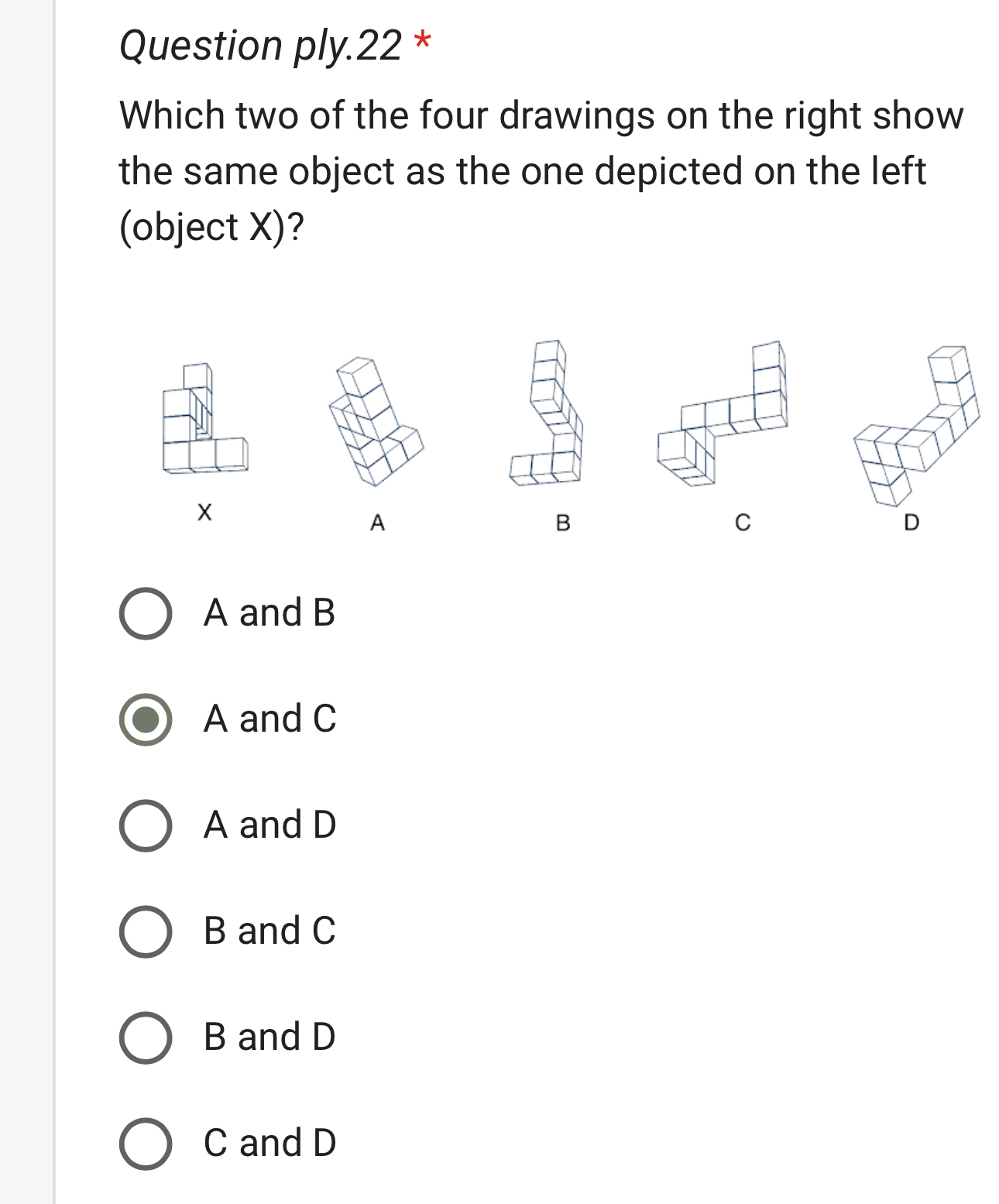 Solved Question Ply. 22 *which Two Of The Four Drawings On 