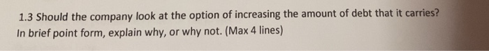 Solved Question 1 A company's current capital structure is | Chegg.com