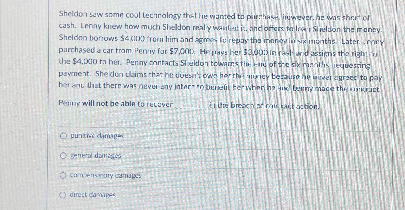 Solved Sheldon saw some cool technology that he wanted to | Chegg.com