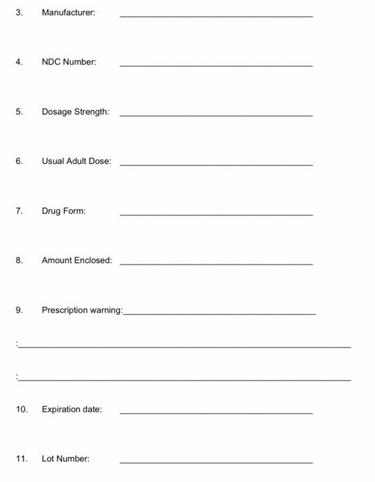 Solved Label the components of this medication label. | Chegg.com