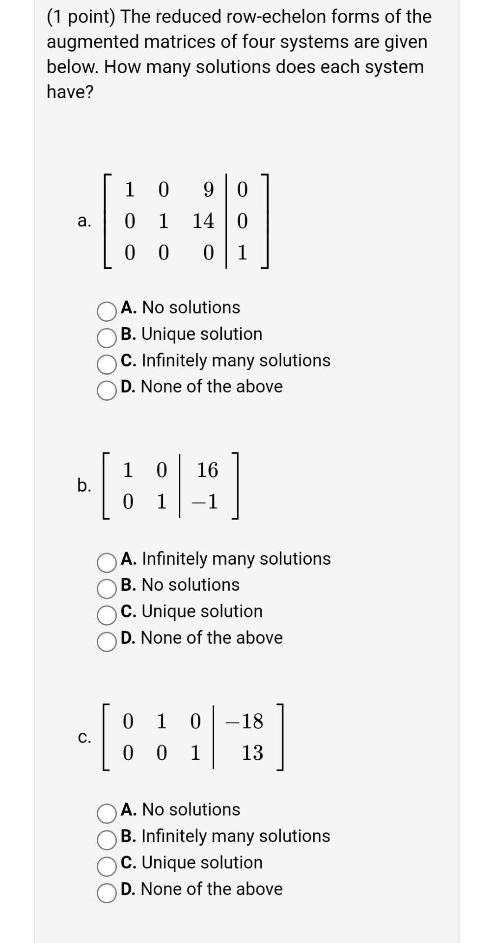 solved-1-point-the-reduced-row-echelon-forms-of-the-chegg