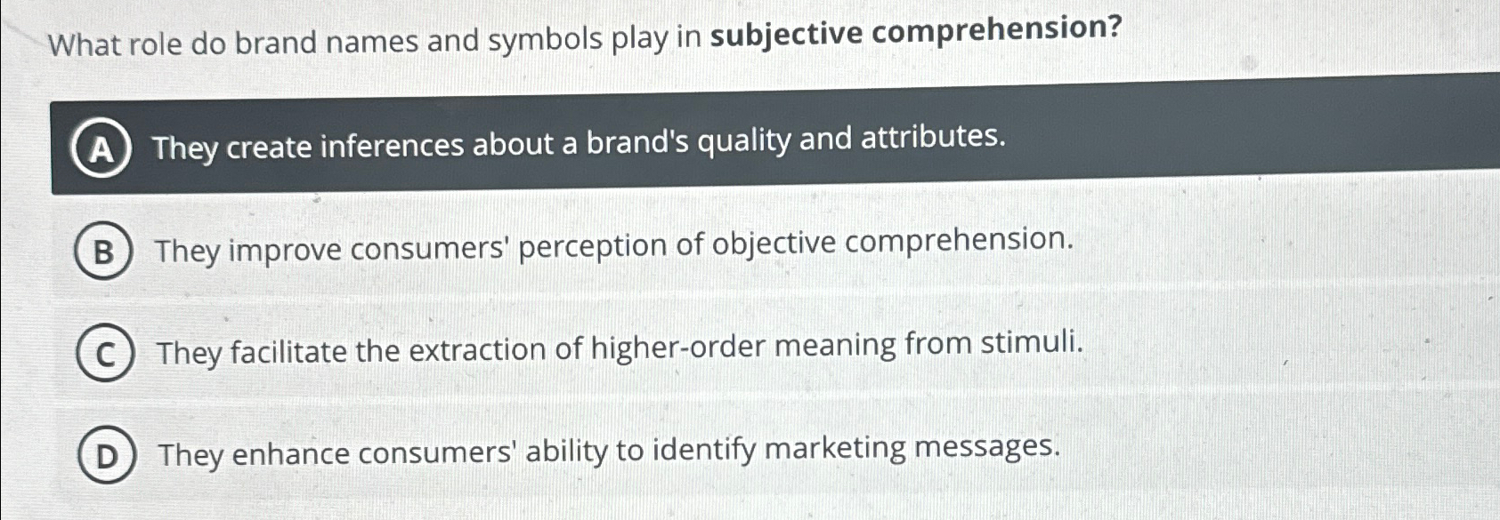 Higher Order Meaning