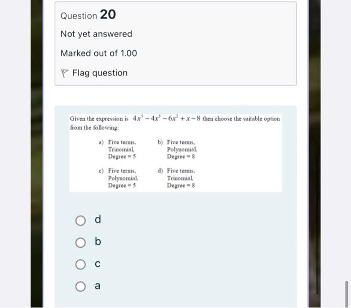 Solved A'a Simplify: 1 A) A B) 10 C) A? D) Fun A B D | Chegg.com