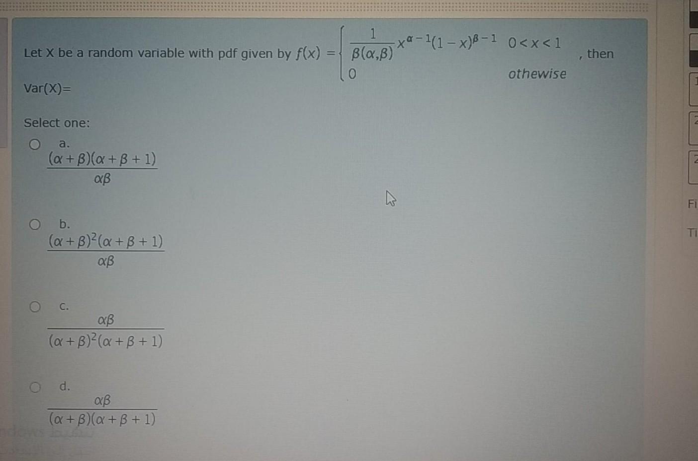 Solved Let X be a random variable with pdf given by f(x) | Chegg.com