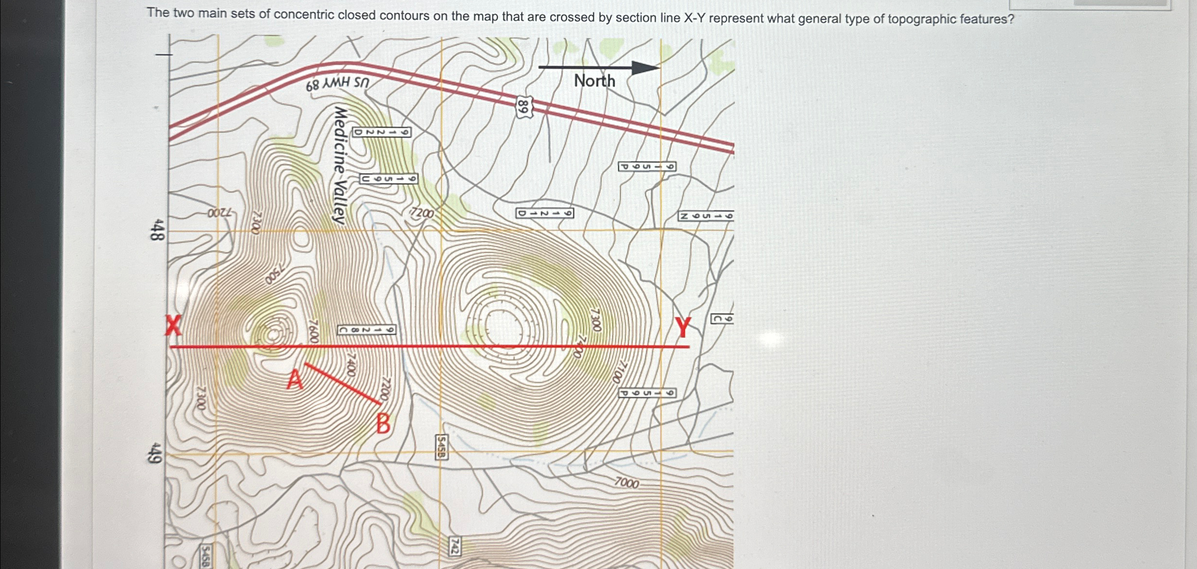 Solved what general type of topographic features? | Chegg.com