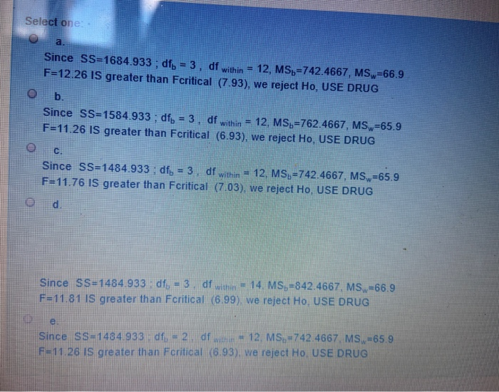Solved A research study was conducted to examine the | Chegg.com