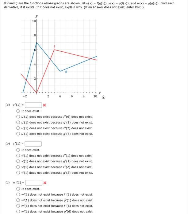 Solved If f and g are the functions whose graphs are shown, | Chegg.com