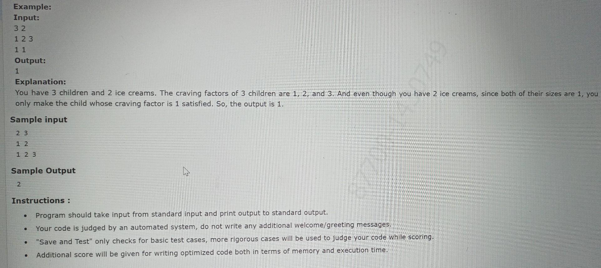 Solved 3212311 Output: 1 Explanation: You have 3 children | Chegg.com