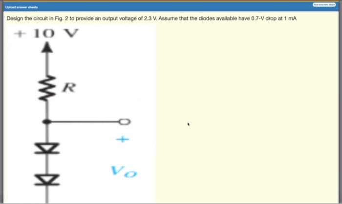 Solved Design the circuit in Fig. 2 to provide an output | Chegg.com