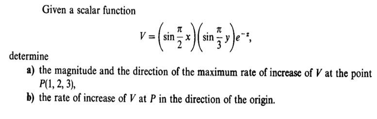 Solved ElectromagneticsGiven a scalar | Chegg.com