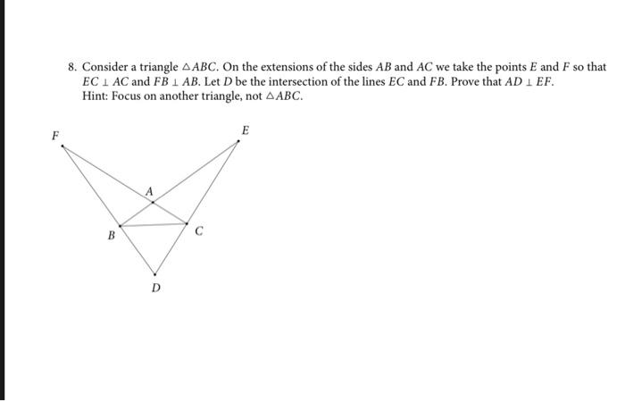 Solved 5. Consider Parallelogram ABCD, In Which We Draw The | Chegg.com