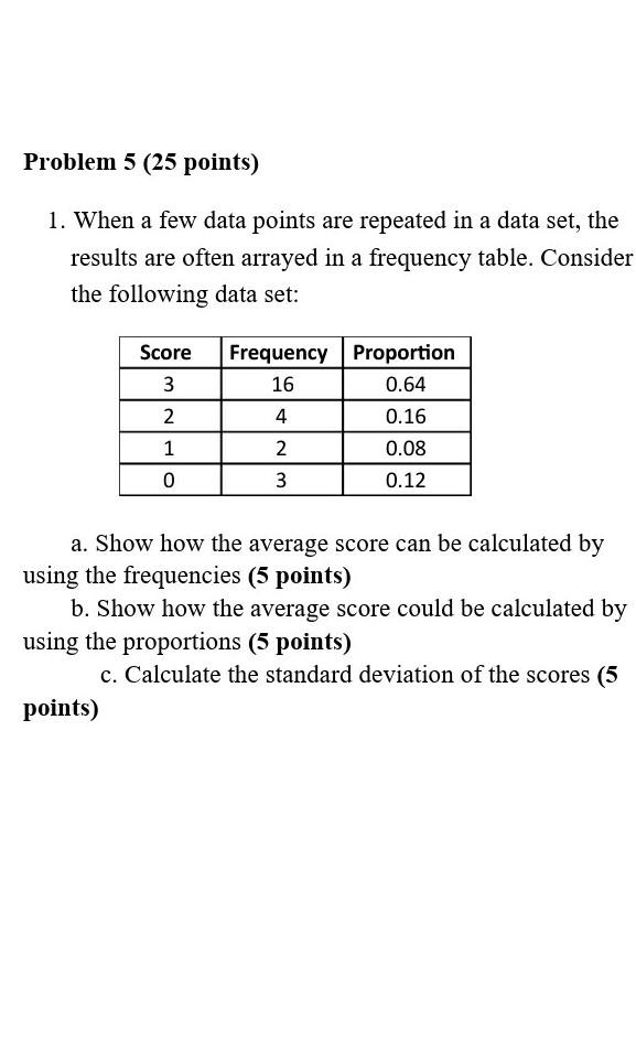 Solved Problem 5 (25 points) 1. When a few data points are | Chegg.com