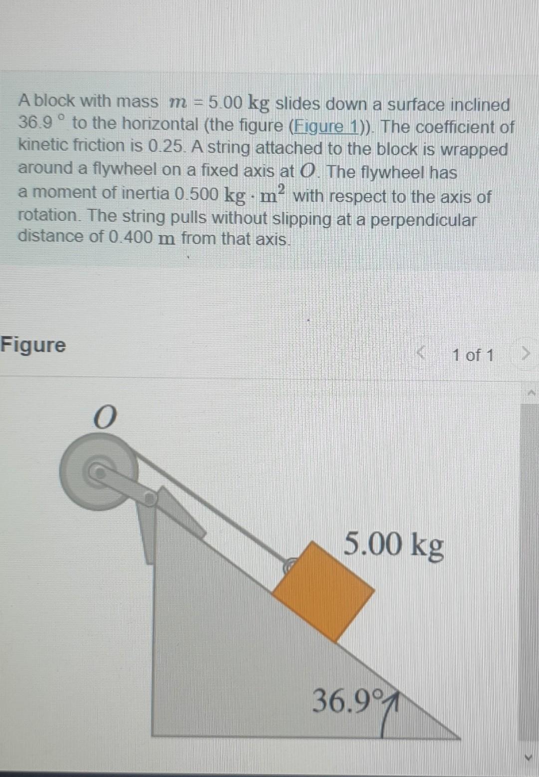 Solved A Block With Mass M=5.00 Kg Slides Down A Surface | Chegg.com