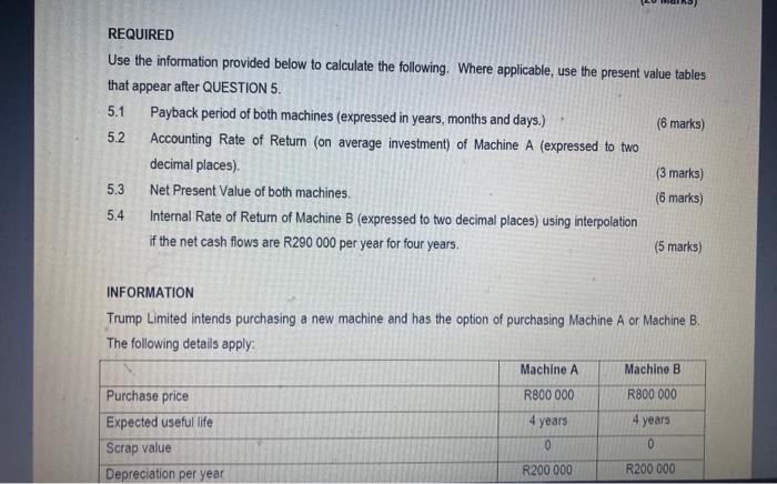 Solved REQUIRED Use the information provided below to | Chegg.com