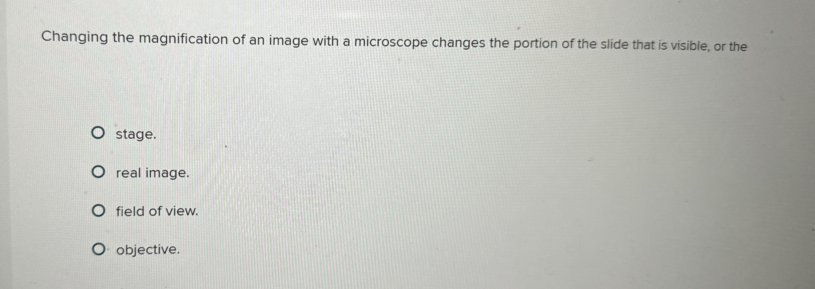 Solved Changing the magnification of an image with a | Chegg.com