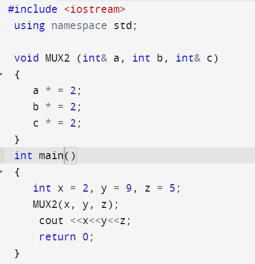 Solved \#include using namespace std; void MUX2 (int\& a, | Chegg.com