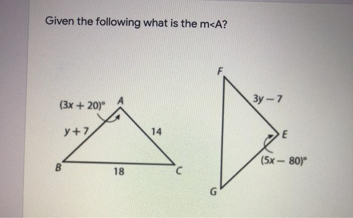 Solved Given the following what is the m | Chegg.com