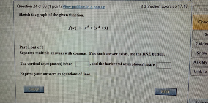 Solved 3.3 Section Exercise 17,18 Question 24 of 33 (1 | Chegg.com