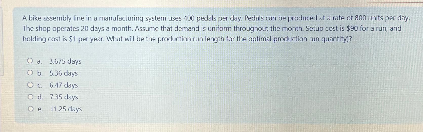 cycle assembly cost