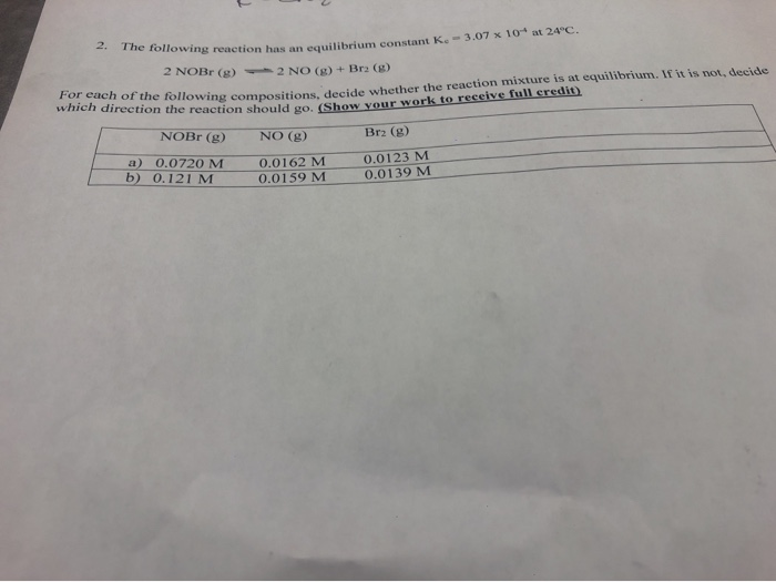 Solved 5. Indicate whether either an increase or a decrease | Chegg.com