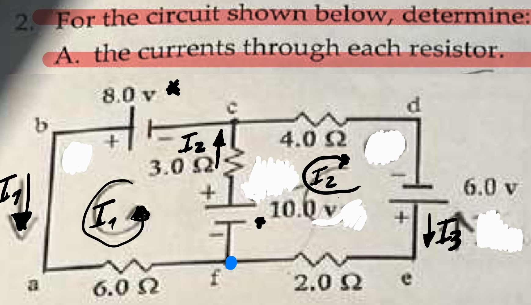 Solved For the circuit shown below, determine:A. ﻿the | Chegg.com