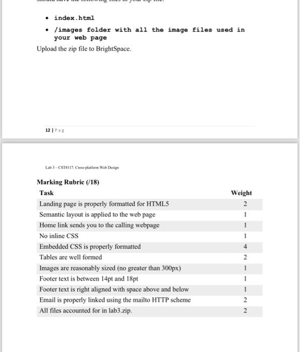 Solved Note you will need to complete this lab by uploading | Chegg.com