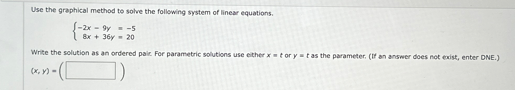 Solved Use the graphical method to solve the following | Chegg.com