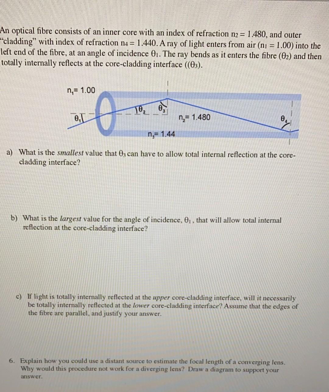 60 3 A Beam Of White Light Enters An Equilateral Chegg Com