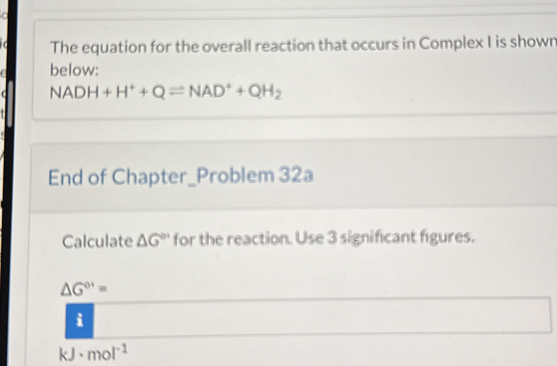 Solved The equation for the overall reaction that occurs in | Chegg.com