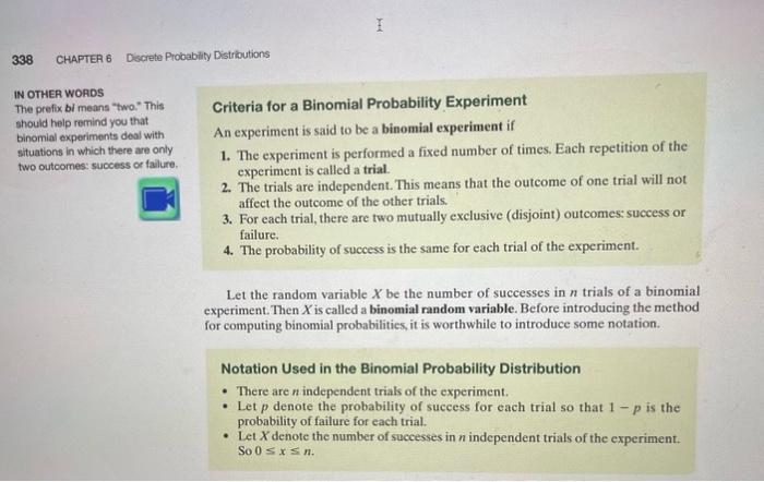 Solved 4. Using the binomial formula, what is the | Chegg.com
